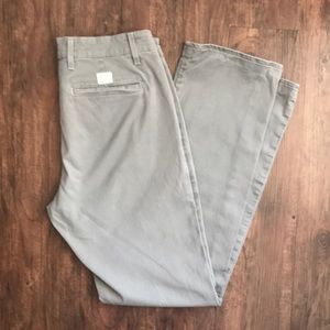 AG ADRIANO GOLDSCHMIED straight leg pant in stucco